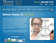Tablet Screenshot of moorecpa.net